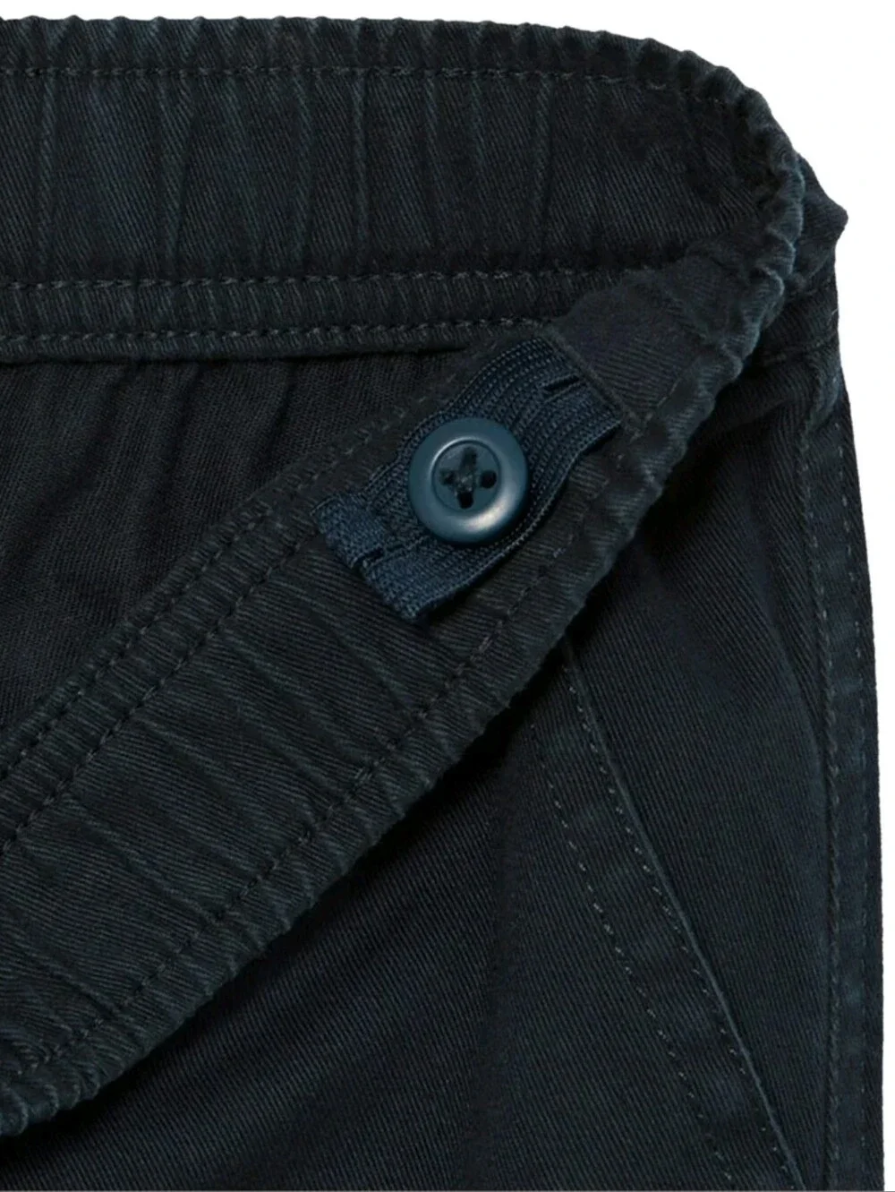 Boys Pull-On Cargo Pants - Black, Gray, Tan, Navy 4-Pack